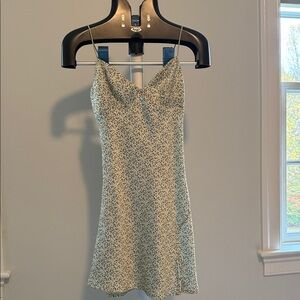 Princess Polly sage Floral Slip Dress